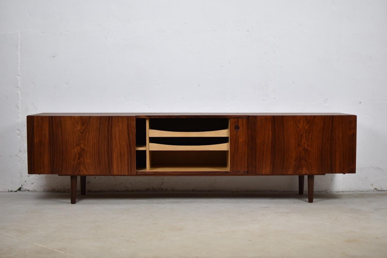 Scandinavian Modern Rosewood Sideboard by Ib Kofod-Larsen for Faarup Mobelfabrik, Denmark, 1960s