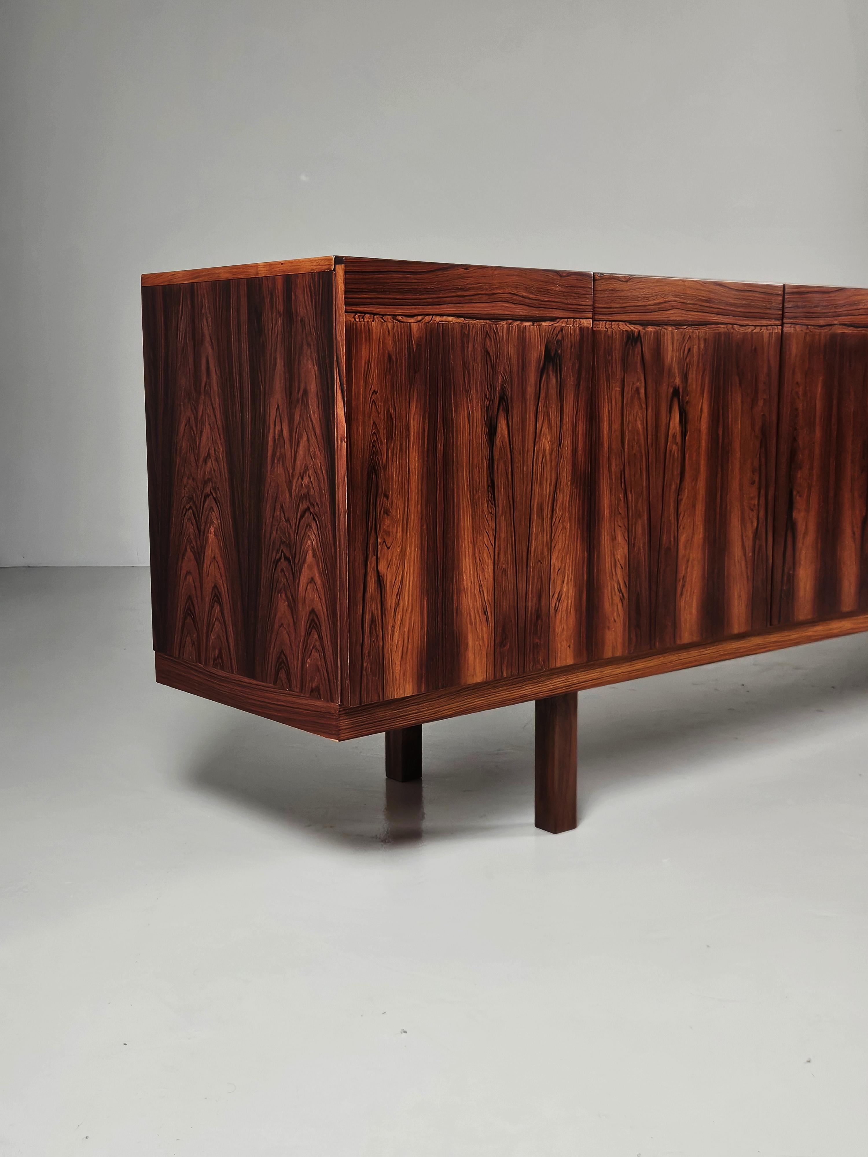Scandinavian Modern Rosewood sideboard by Nils Jonsson, AB Hugo Troeds Industrier, Sweden, 1970s