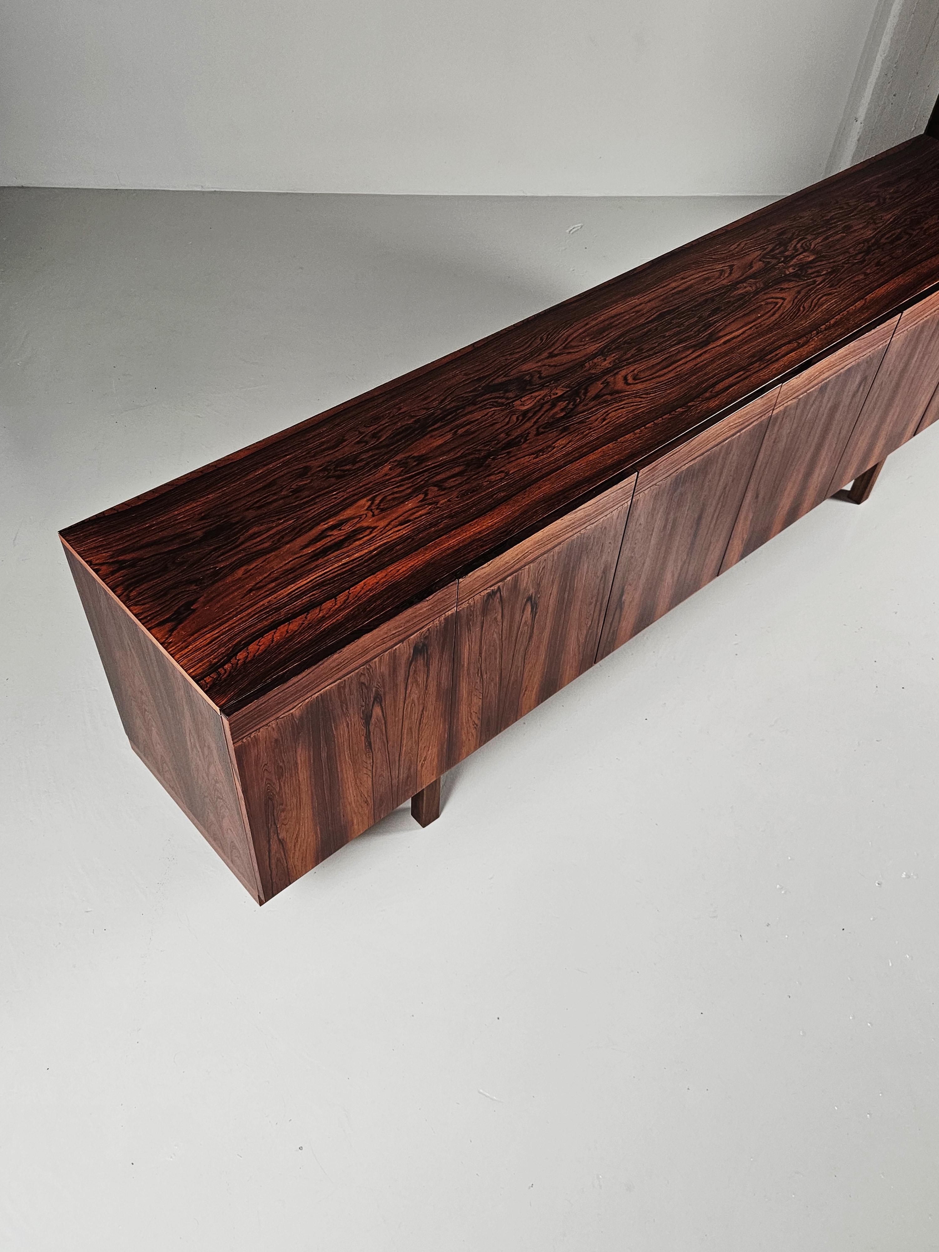 Rosewood sideboard by Nils Jonsson, AB Hugo Troeds Industrier, Sweden, 1970s In Good Condition In Eskilstuna, SE