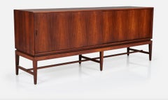 Credenza in palissandro di Severin Hansen di Haslev Møbelsnedkeri, anni '60