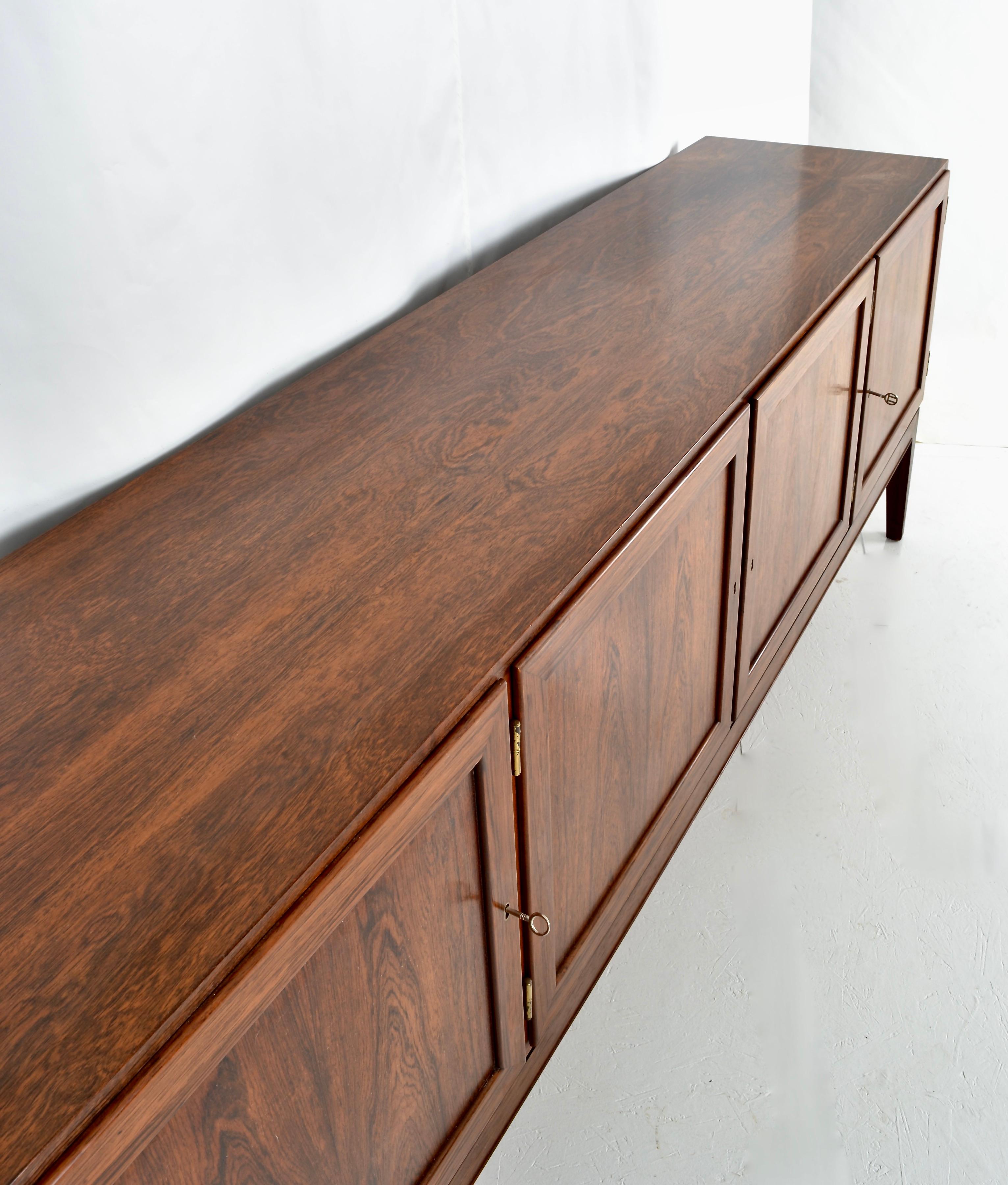 Danish Rosewood Sideboard by Severin Hansen for Haslev