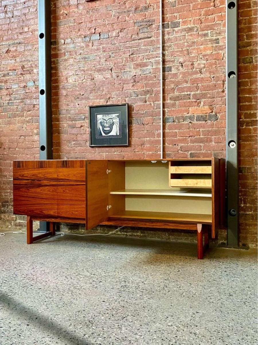 Mid-Century Modern Rosewood Sideboard  Credenza