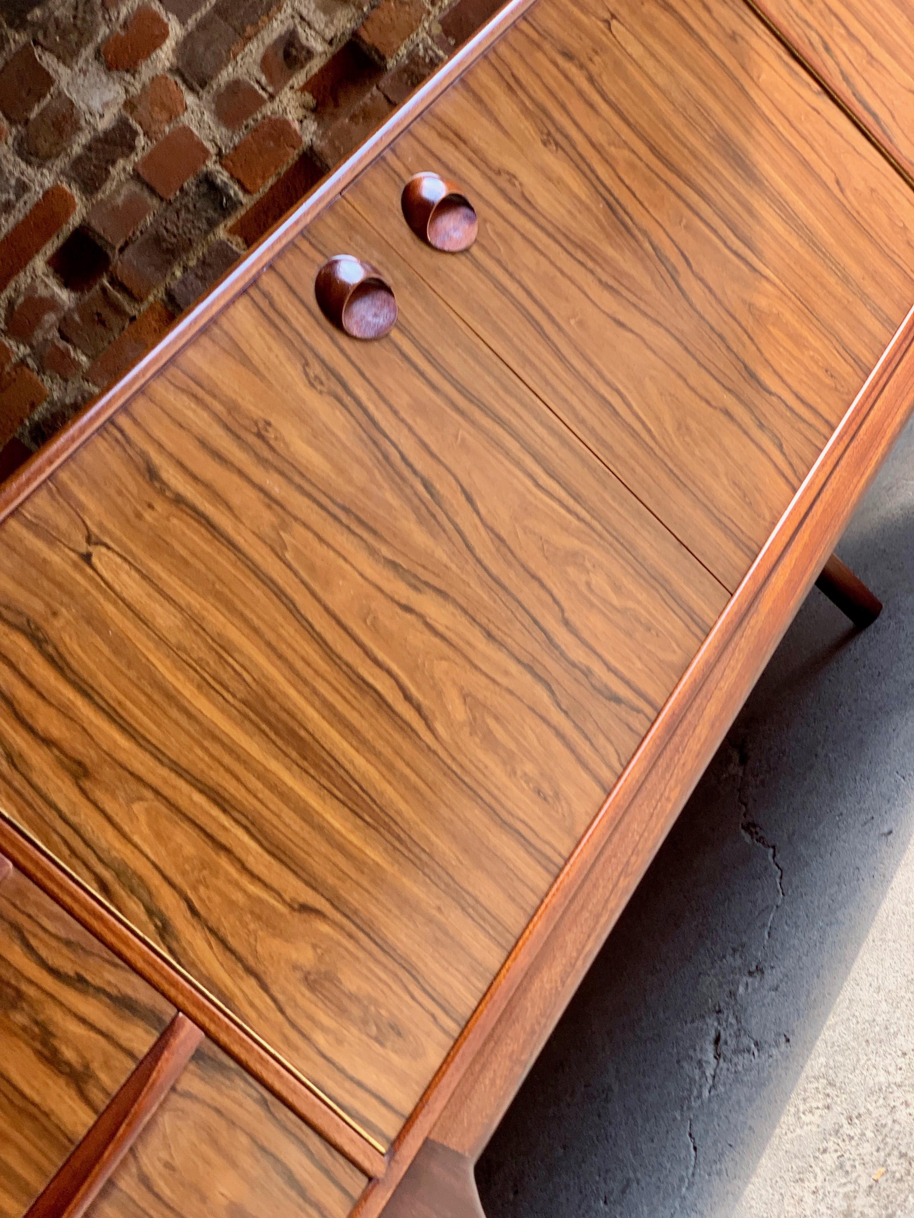 Rosewood Sideboard Credenza Tom Robertson for A.H McIntosh, circa 1960s 4