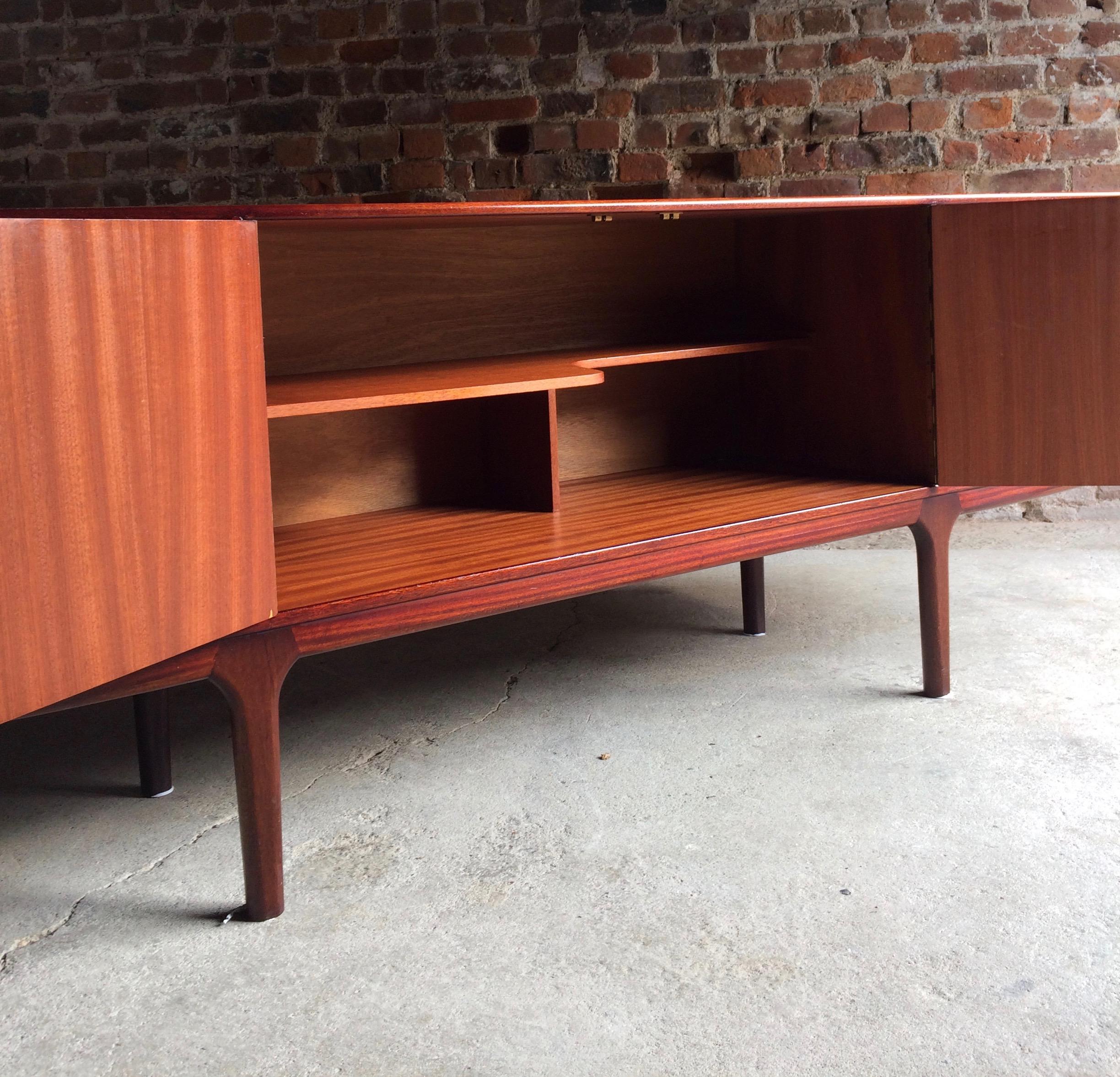 Mid-20th Century Rosewood Sideboard Credenza Tom Robertson for A.H McIntosh, circa 1960s