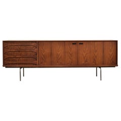 Rosewood Sideboard Designed by Oswald Vermaercke for V-Form, Belgium, 1950s