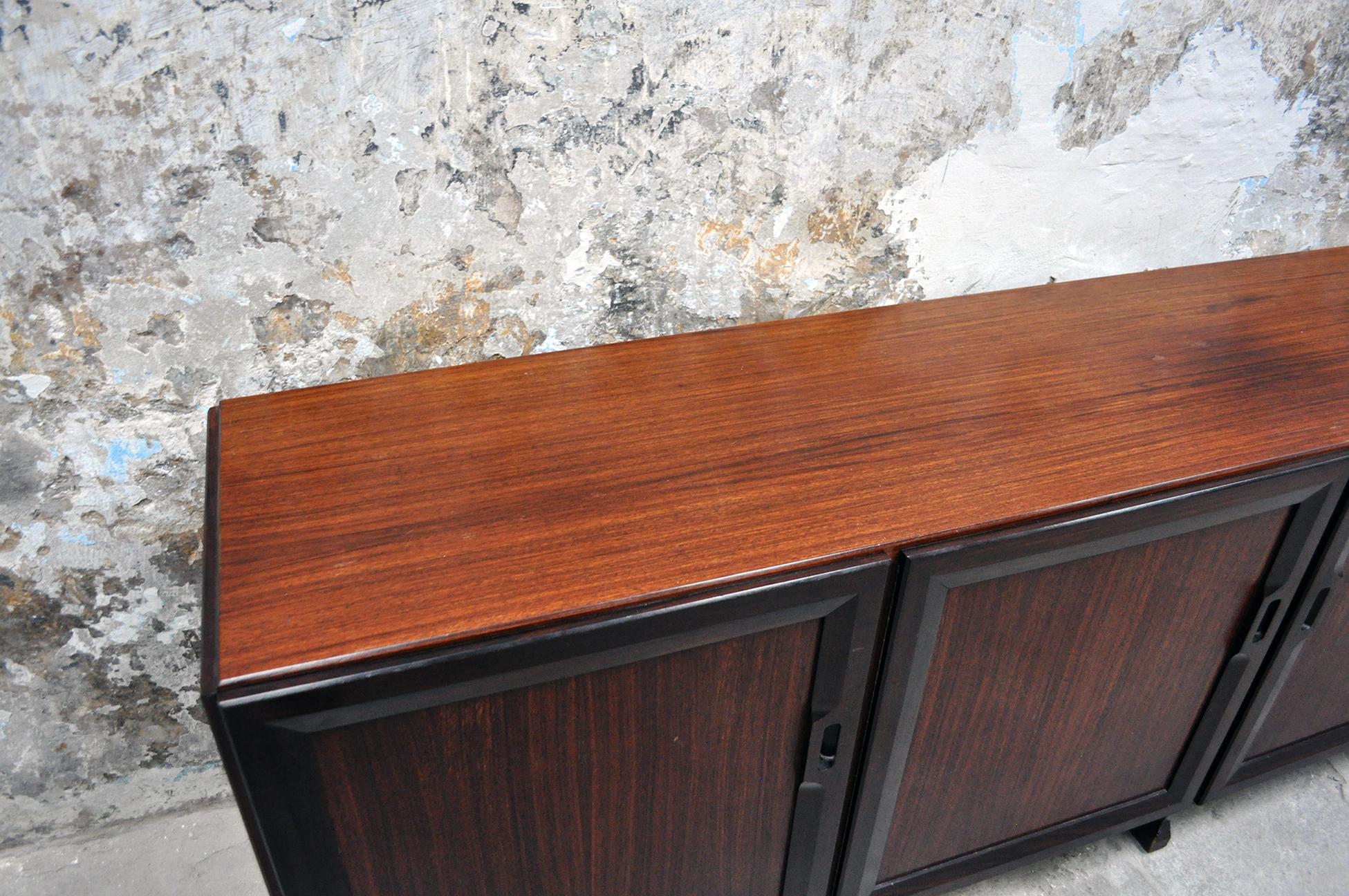 Rosewood sideboard MB15 by Franco Albini for Poggi, 1957 For Sale 2
