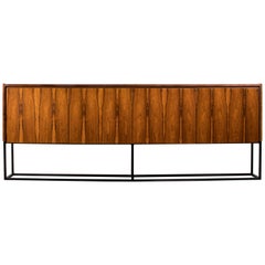 Rosewood Sideboard Minimal Design, Italy, 1960s