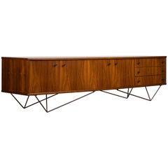 Rosewood Sideboard Minimalist, 1960s