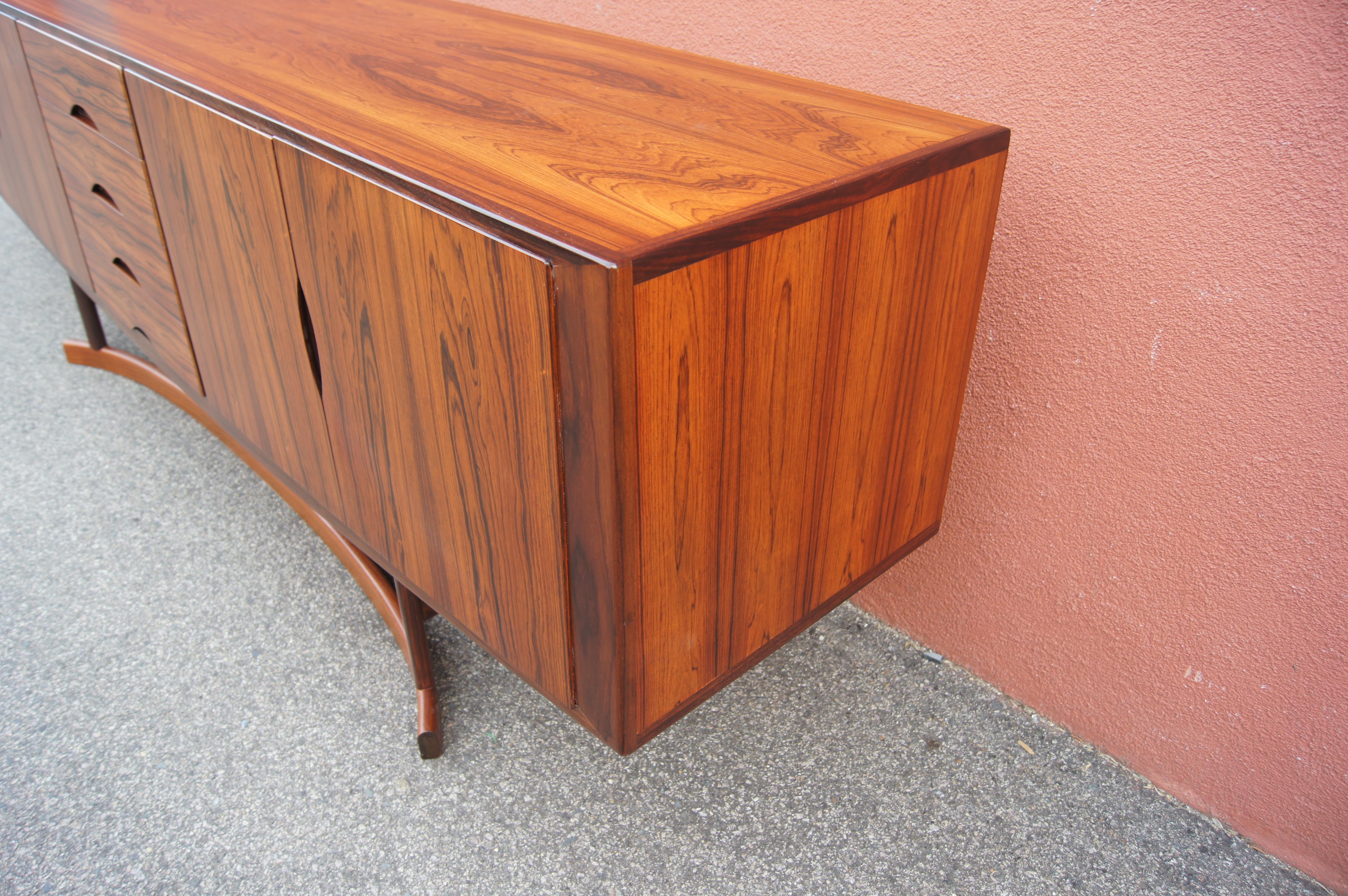 Rosewood Sideboard, Model HB20, by Johannes Andersen for Hans Bech 1