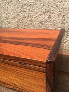 Rosewood Sideboard with Floating Bedside Tables, 1950s, Set of 2