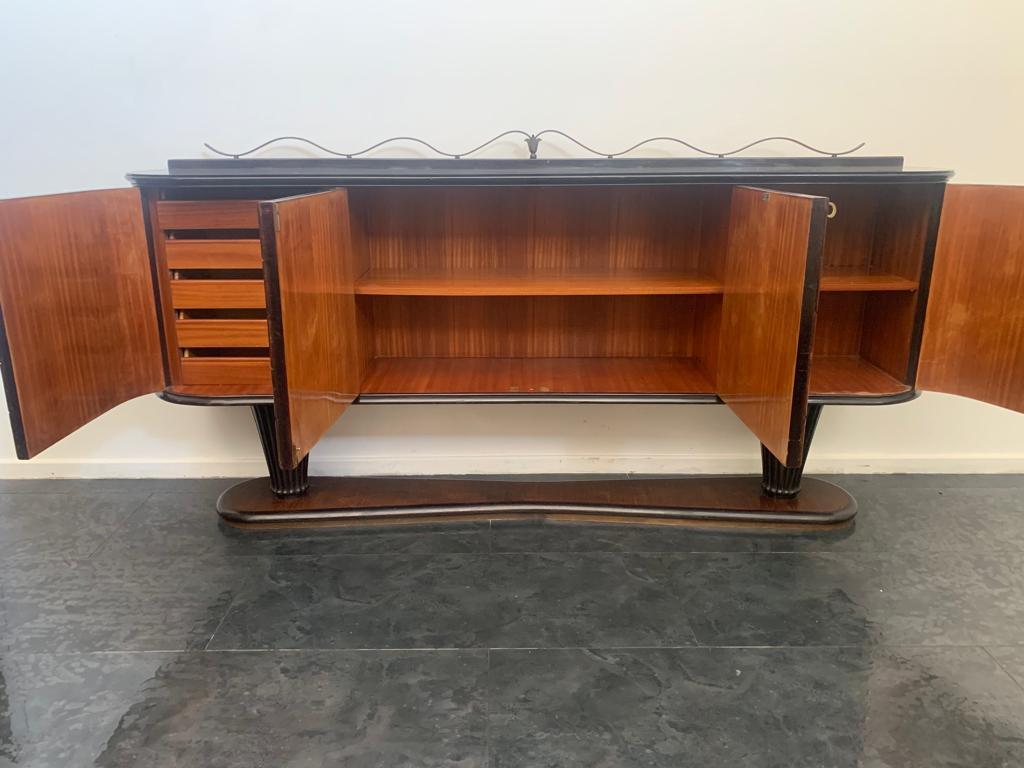 Rosewood Sideboard with Mahogany Interior For Sale 5