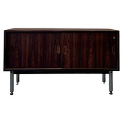 Rosewood Sideboard with Metal Legs