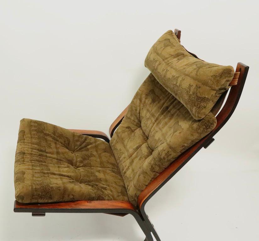 Norwegian Rosewood Siesta Lounge Chair by Ingmar Relling for Wastnofa