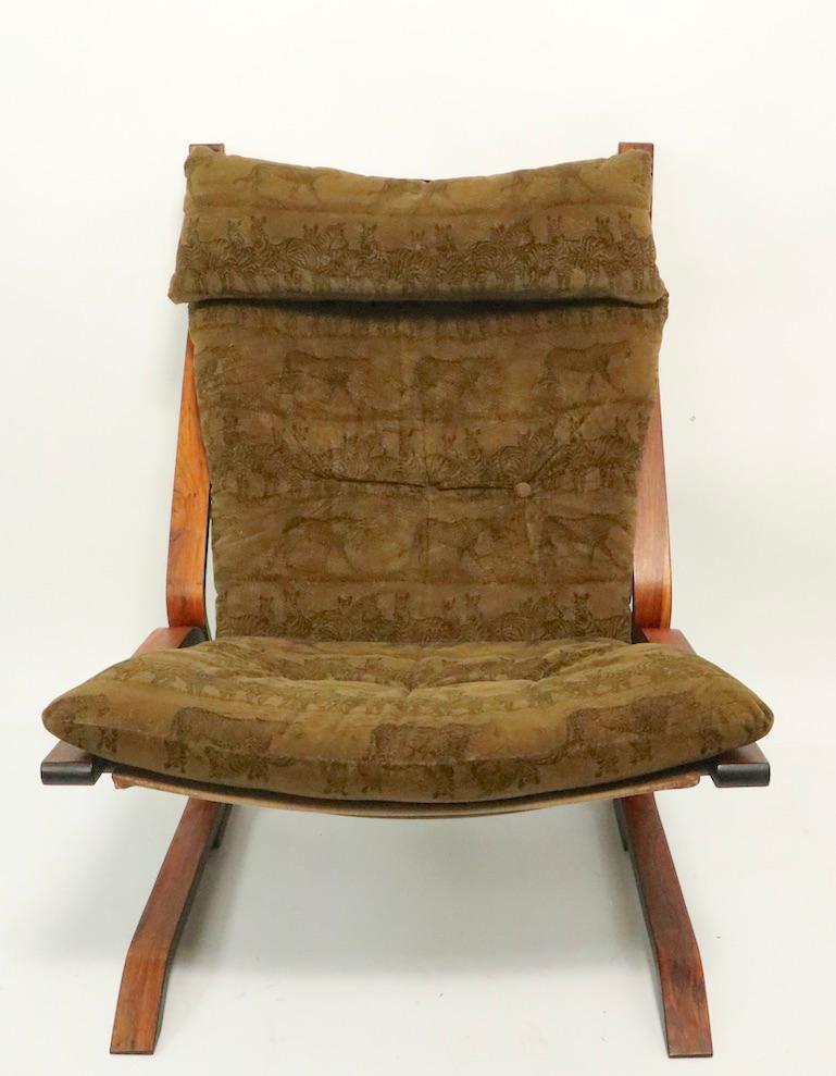 20th Century Rosewood Siesta Lounge Chair by Ingmar Relling for Wastnofa