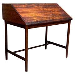 Rosewood Slant Front Desk by Sykky Iven Blode Blindheim, Norway 1960