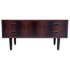 Rosewood Small Sideboard Chest of Drawers, 1960s, Denmark