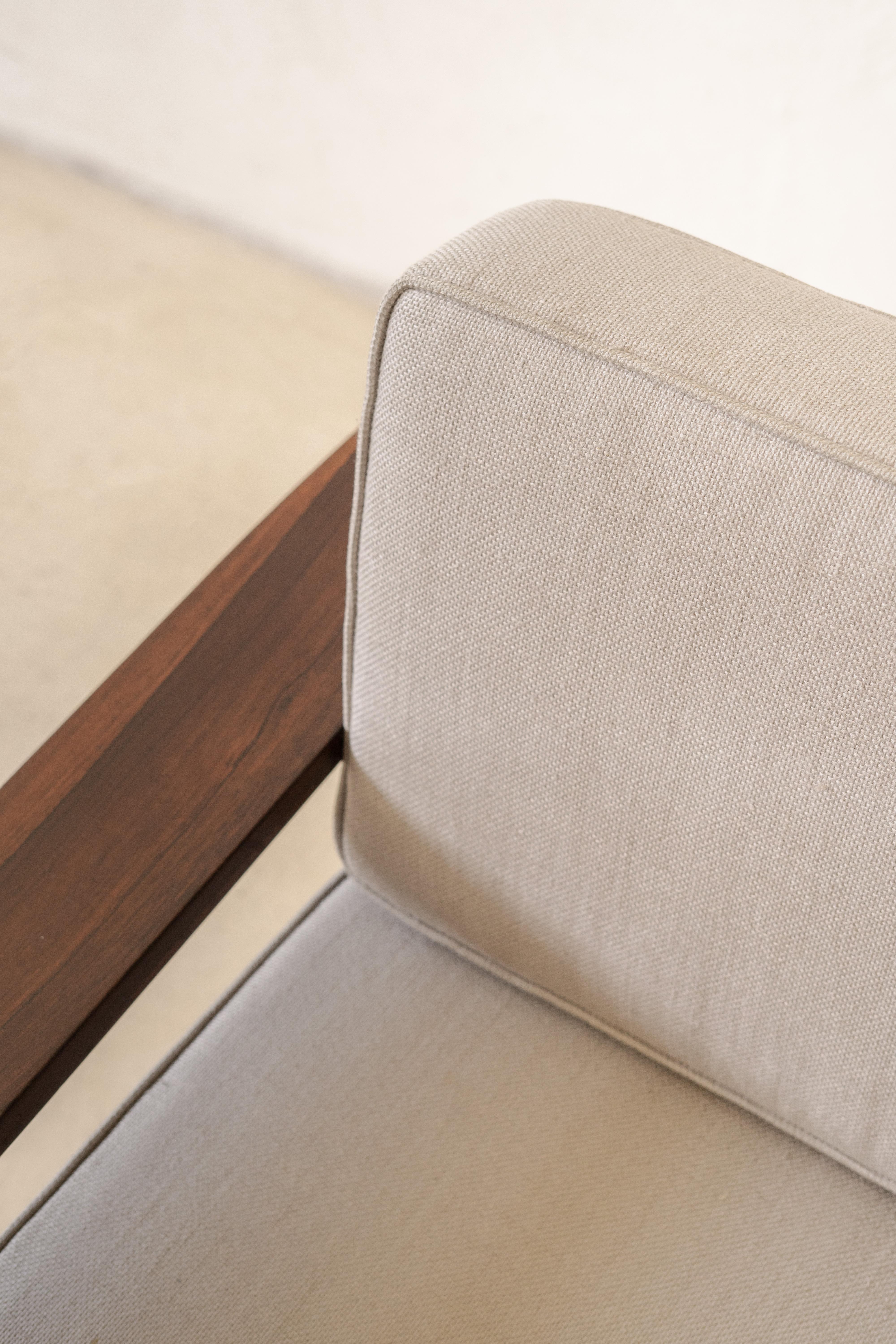 Rosewood Sofa by Fatima Arquitetura e Interiores, Brazilian Midcentury, 1960s For Sale 1