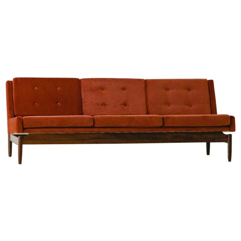 Rosewood Sofa by Móveis Cantù, 1960s, Brazilian Midcentury