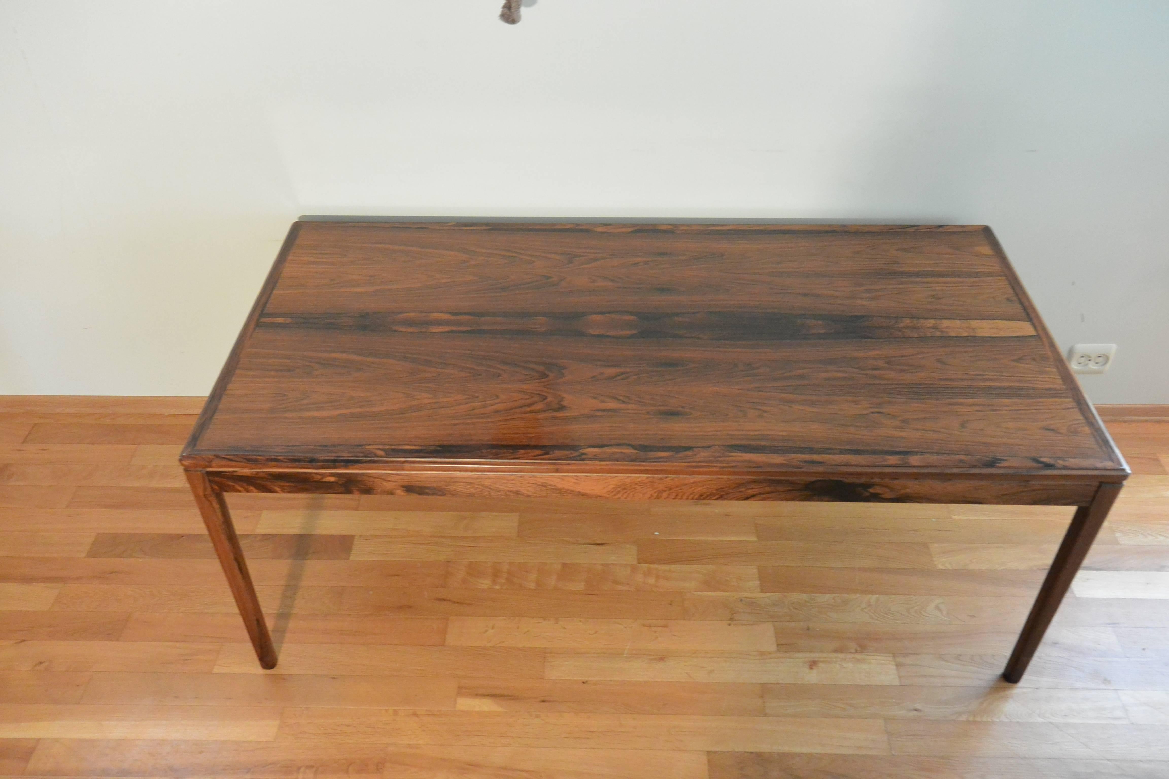 Mid-20th Century Rosewood Sofa Table 1960s, Norwegian For Sale
