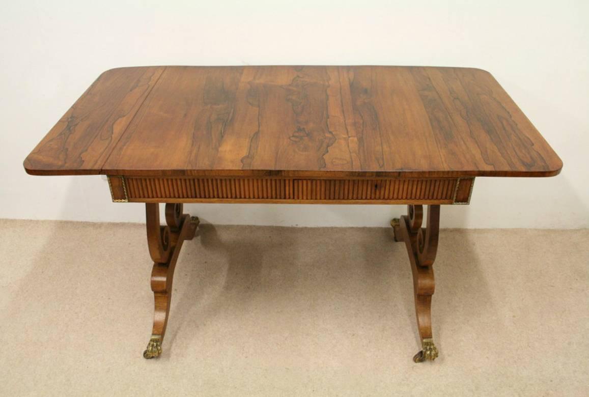 Rosewood Sofa Table by William Trotter of Edinburgh 9