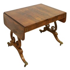 Rosewood Sofa Table by William Trotter of Edinburgh