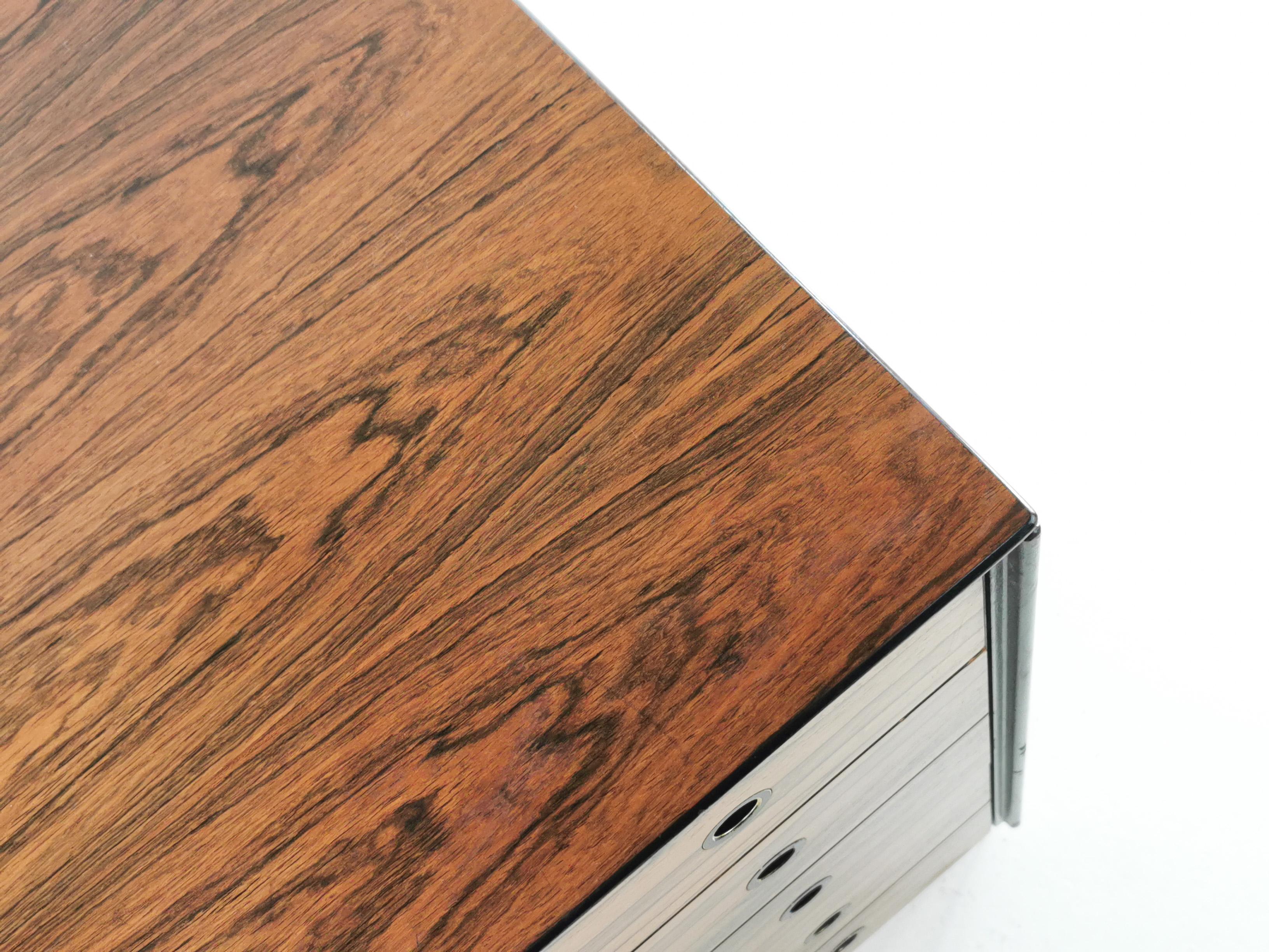 20th Century Rosewood Staples Deauville Chest of Drawers Vintage Mid Century, 1960s