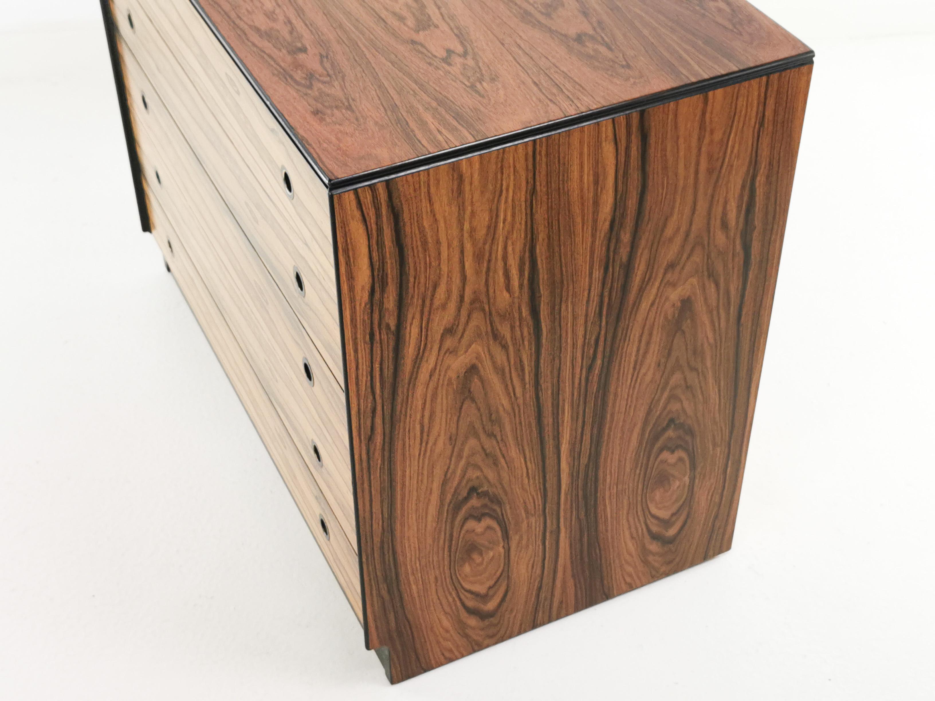 Rosewood Staples Deauville Chest of Drawers Vintage Mid Century, 1960s 2