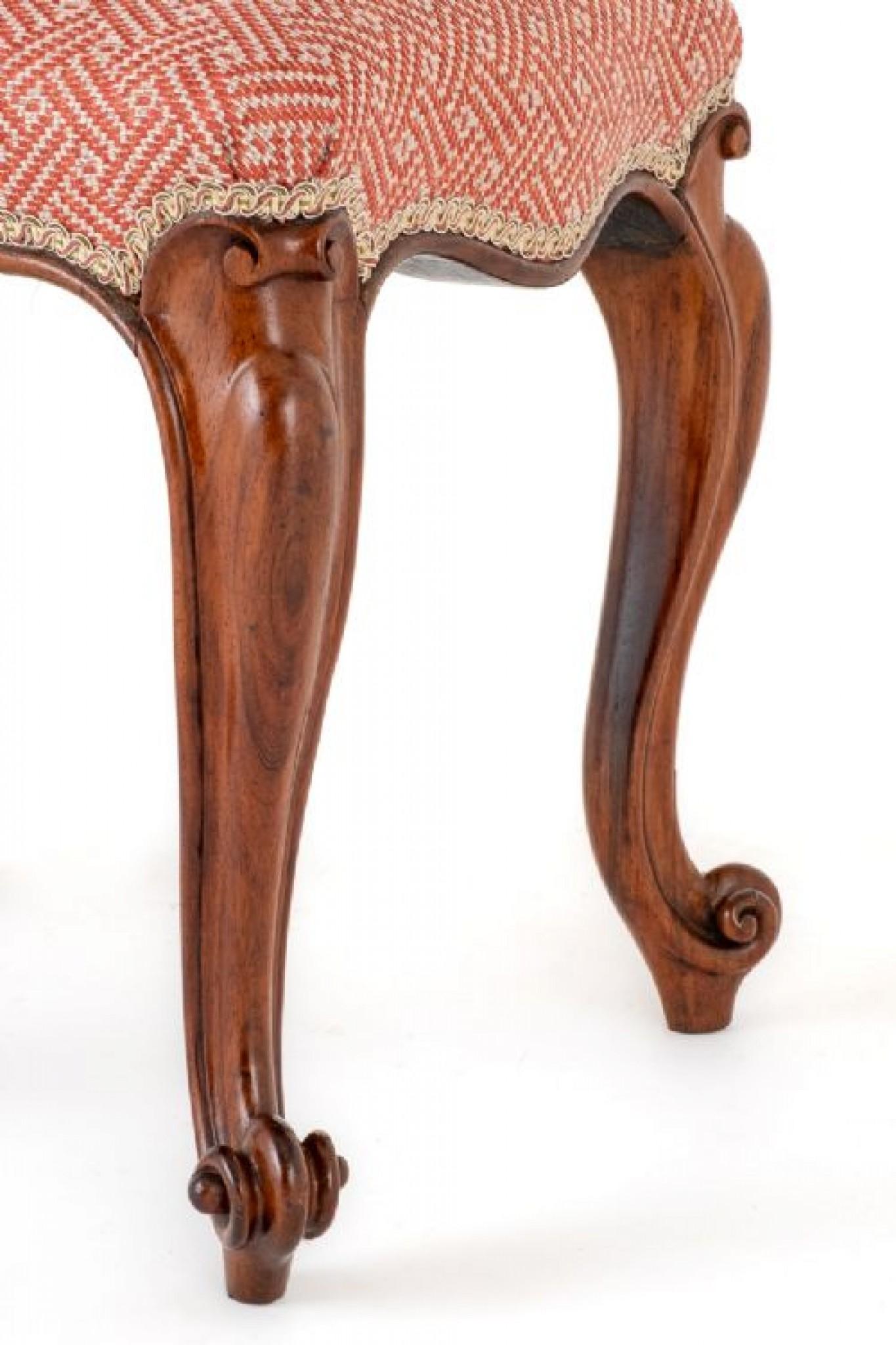 Sgabello in palissandro Seduta vittoriana, 1860 In condizioni buone in vendita a Potters Bar, GB