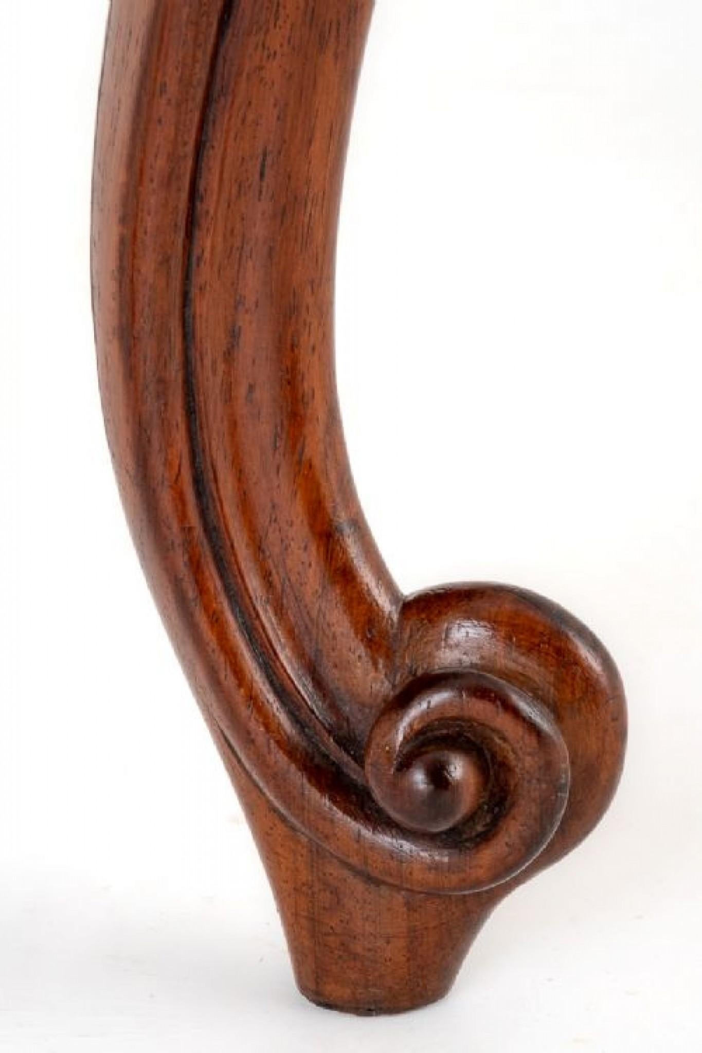 Metà XIX secolo Sgabello in palissandro Seduta vittoriana, 1860 in vendita