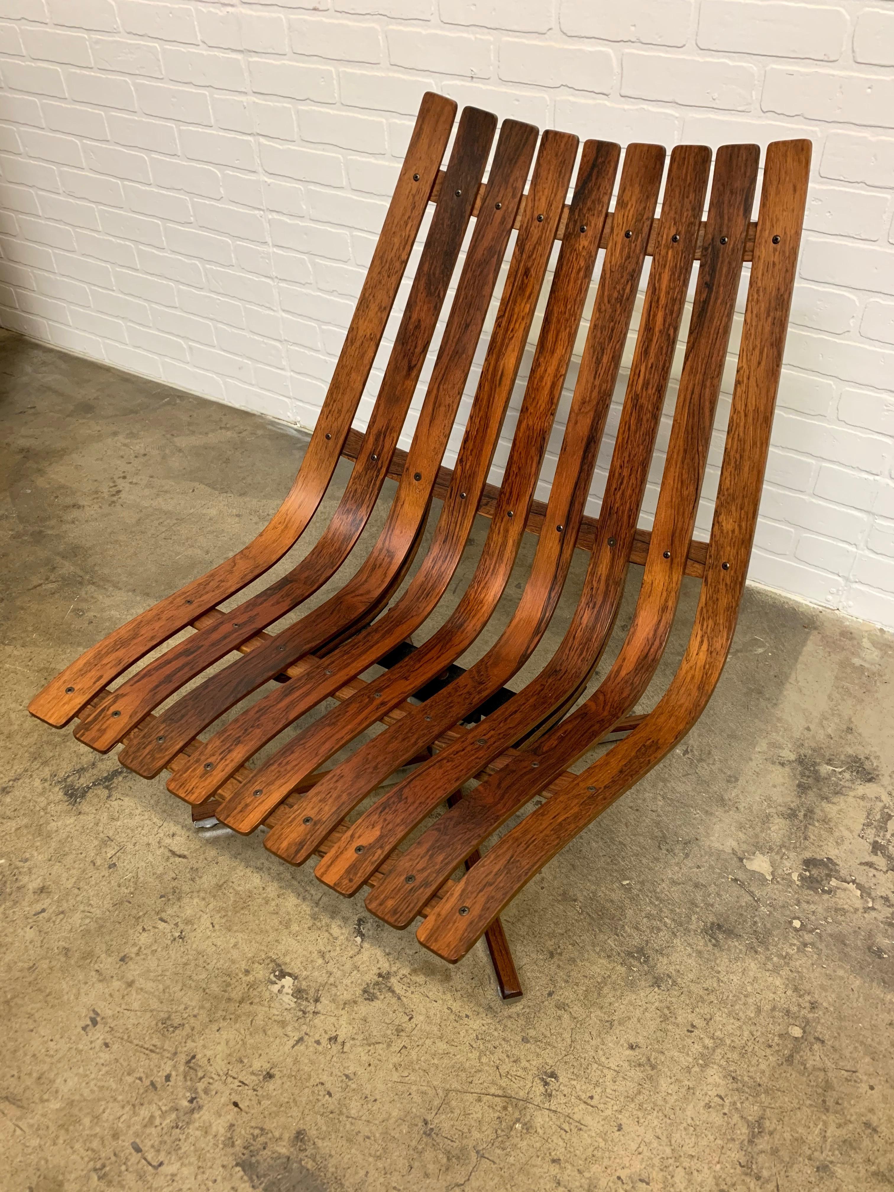 Rosewood Swivel Lounge Chair by Hans Brattrud for Georg Eknes, 1
