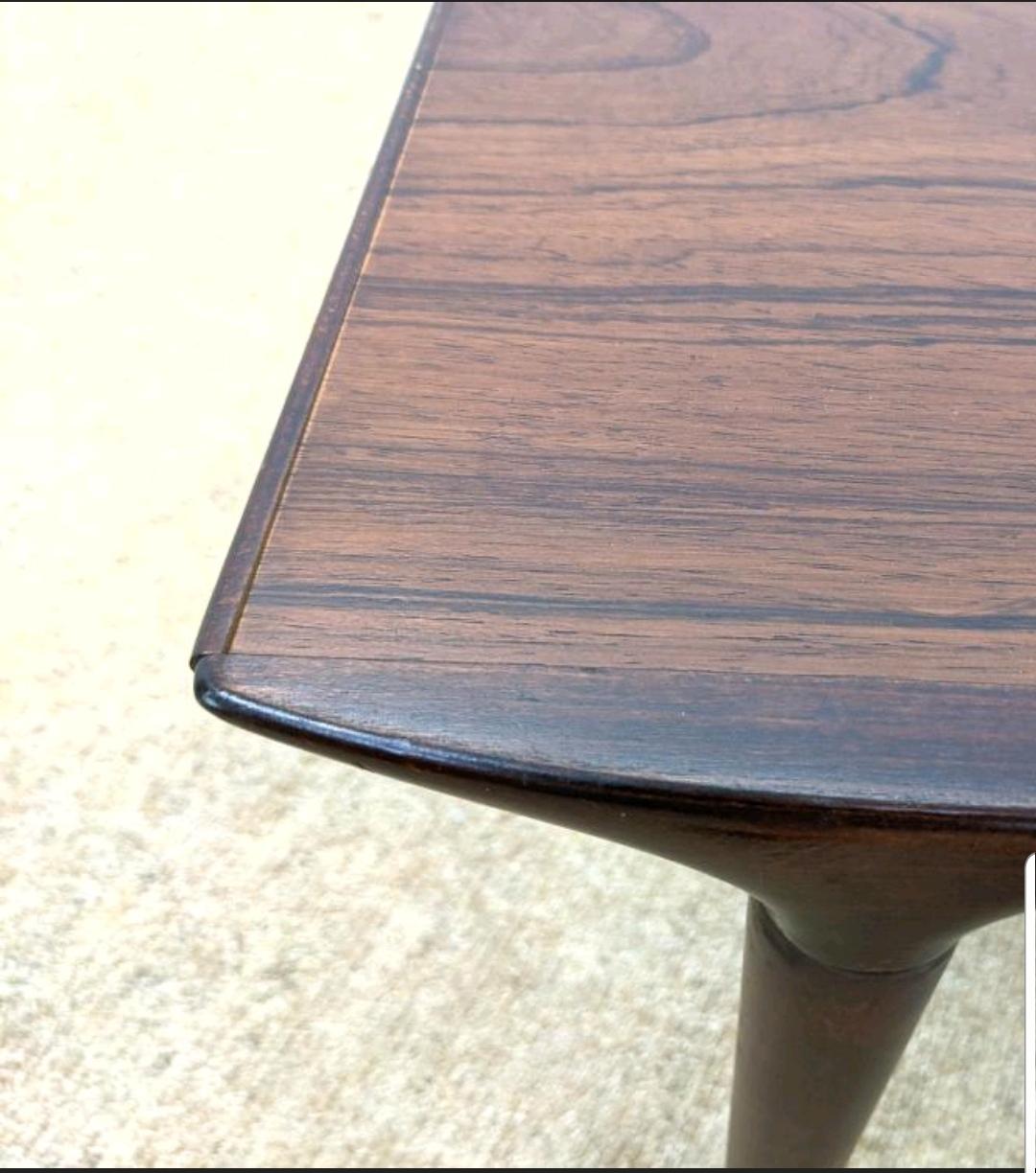 Swedish Rosewood Table by Seffle of Sweden