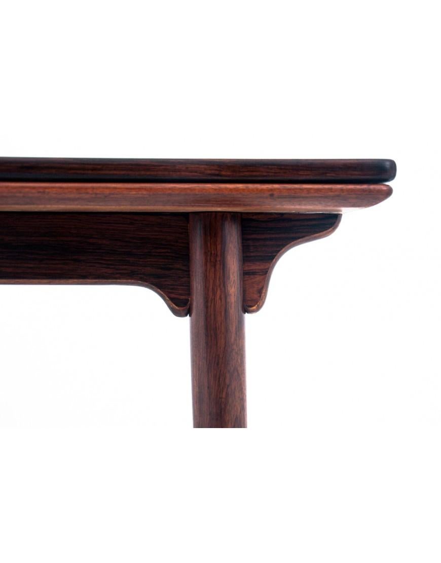 Rosewood table, Denmark, 1960s. After restoration. For Sale 2