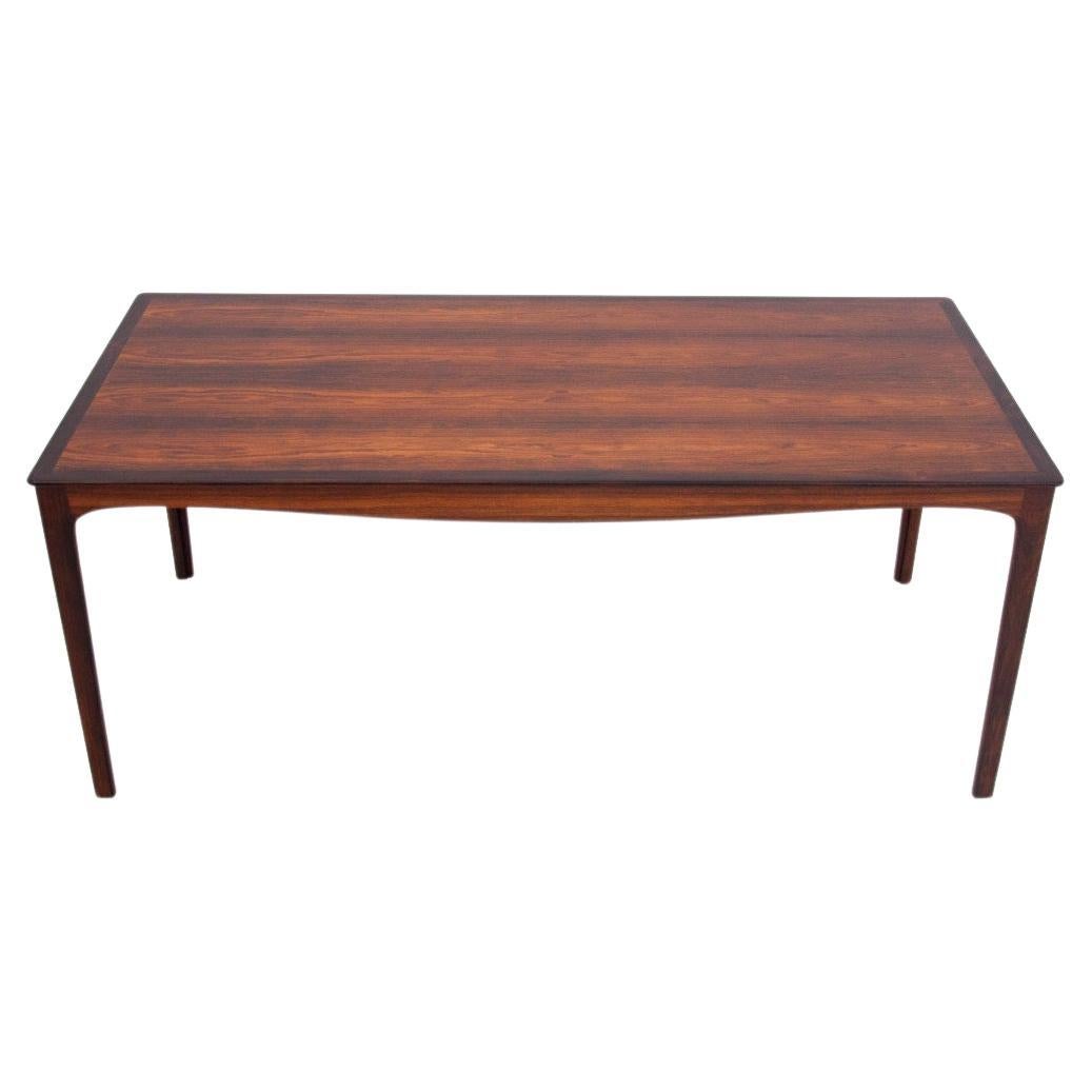 Rosewood table, Denmark, 1960s