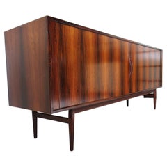 Rosewood Tambour Door Credenza by Arne Vodder for Sibast Denmark