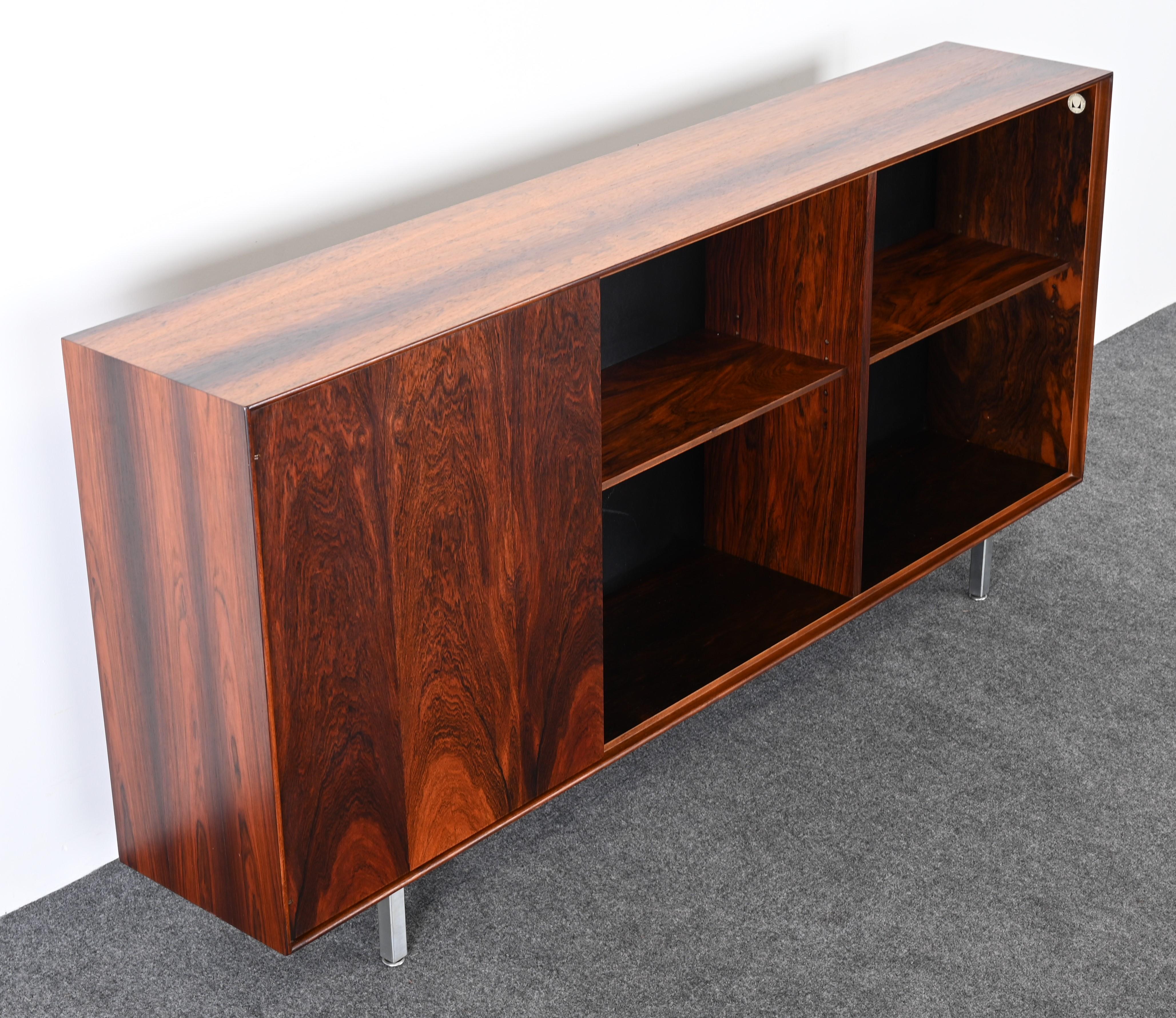 Rosewood Thin Edge Bookshelf by George Nelson for Herman Miller, 1950s For Sale 4