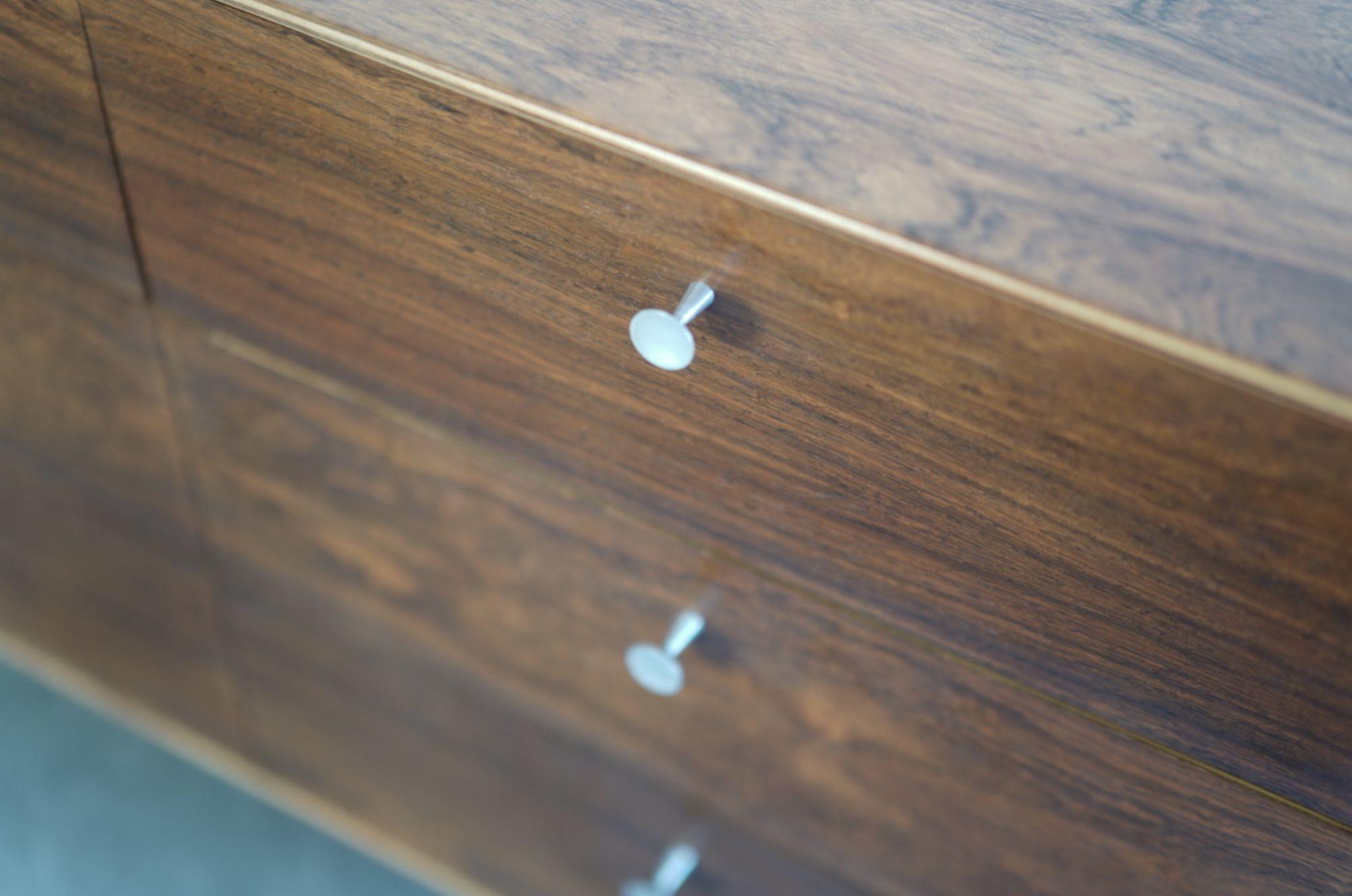 Rosewood Thin Edge Dresser by George Nelson for Herman Miller, C. 1950s In Excellent Condition For Sale In Westport, CT