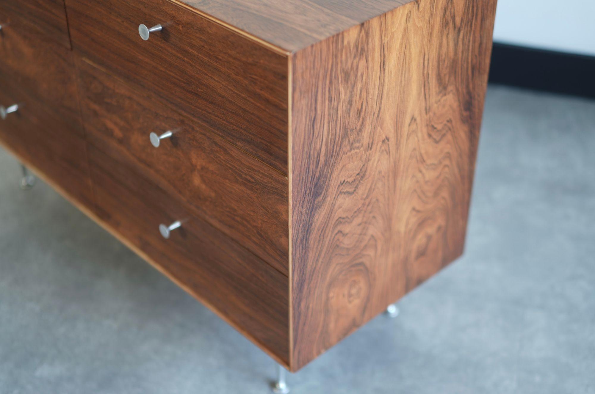 20th Century Rosewood Thin Edge Dresser by George Nelson for Herman Miller, C. 1950s For Sale