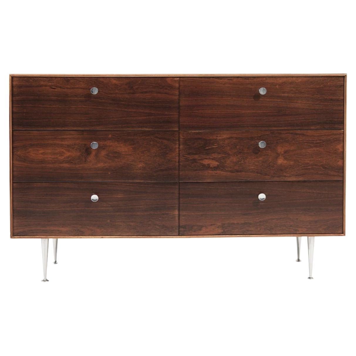 Rosewood Thin Edge Dresser by George Nelson for Herman Miller, C. 1950s For Sale