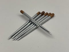 Picks da cocktail con punta in palissandro e cromo per gli antipasti