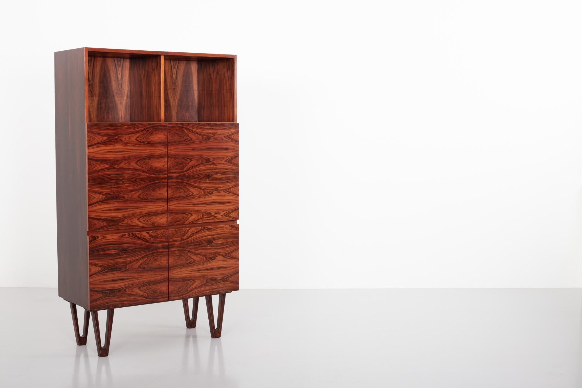Rosewood Trol Cabinet by Ib Kofod-Larsen for Seffle Möbelfabrik, Sweden, 1950s For Sale 4