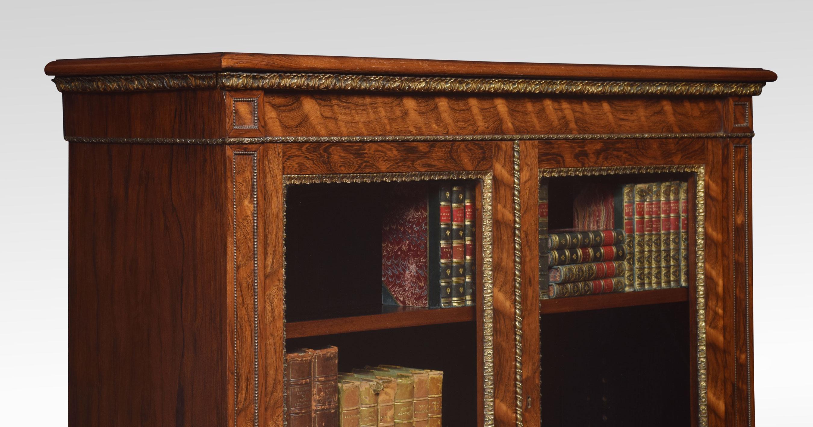 19th Century Two-Door Bookcase by Holland and Sons For Sale