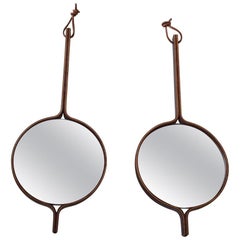 Vintage Rosewood Vanity Mirrors by Hans Agne Jakobsson, Markaryd 1950s