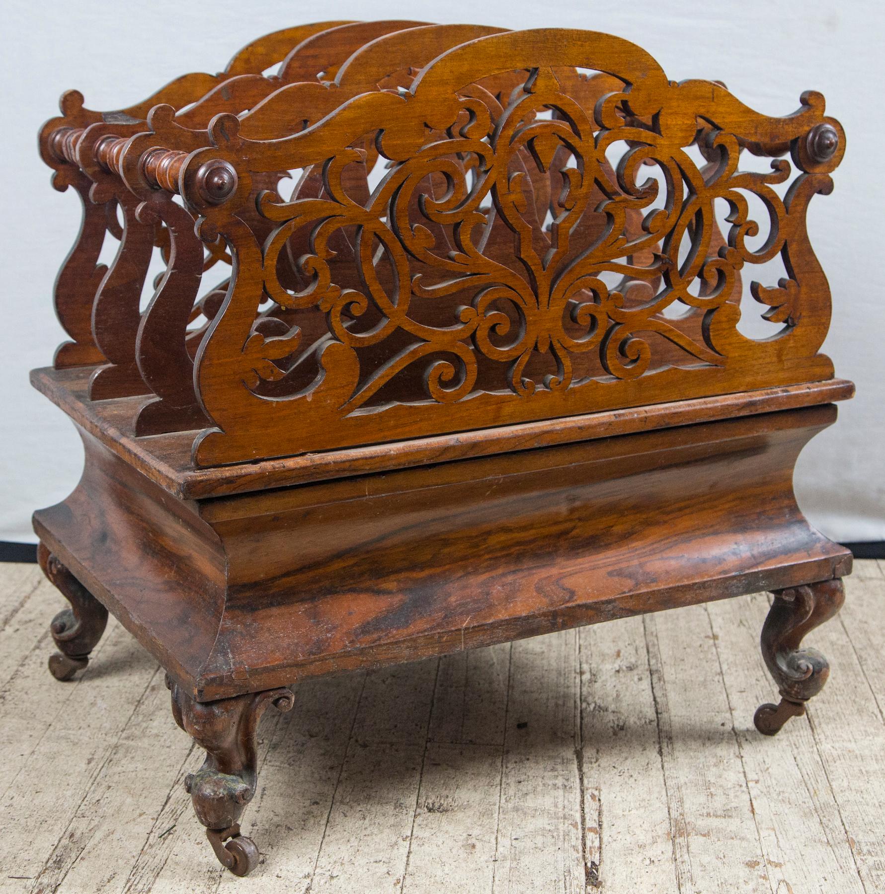Rosewood Victorian Canterbury For Sale 1