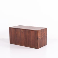 Rosewood Wall Mounted Cabinet Danish Design from the 1960s