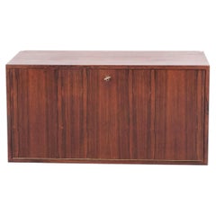 Rosewood Wall Mounted Cabinet Danish Design from the 1960s