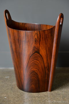Rosewood Wastebasket by Einar Barnes for P.S. Heggen, circa 1965