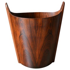 Rosewood Wastebasket by Einar Barnes for P.S. Heggen, circa 1965
