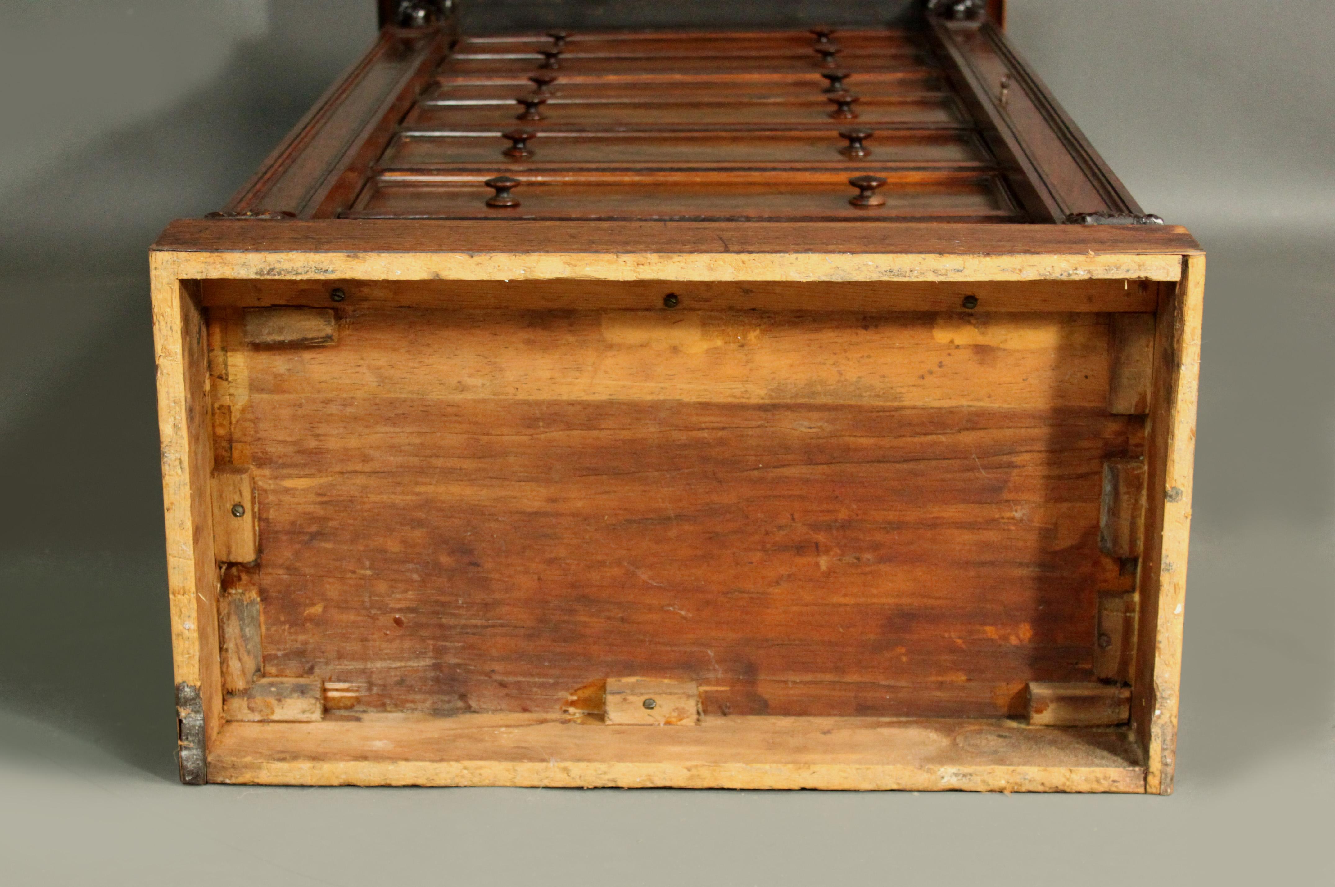 Rosewood Wellington Chest For Sale 5