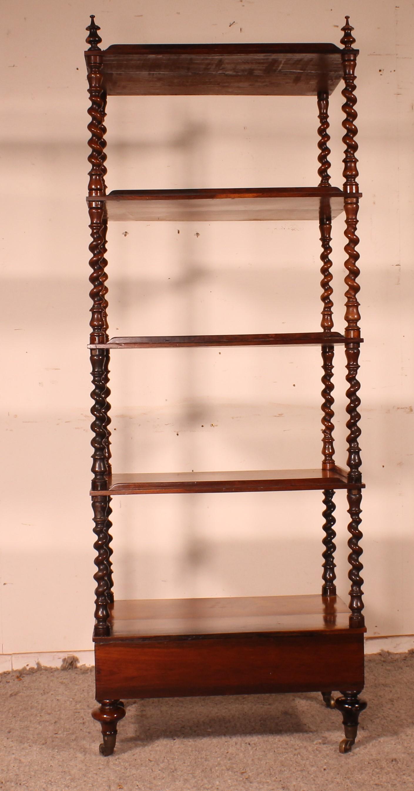 Rosewood Whatnot or Shelf from 19th Century, England 7