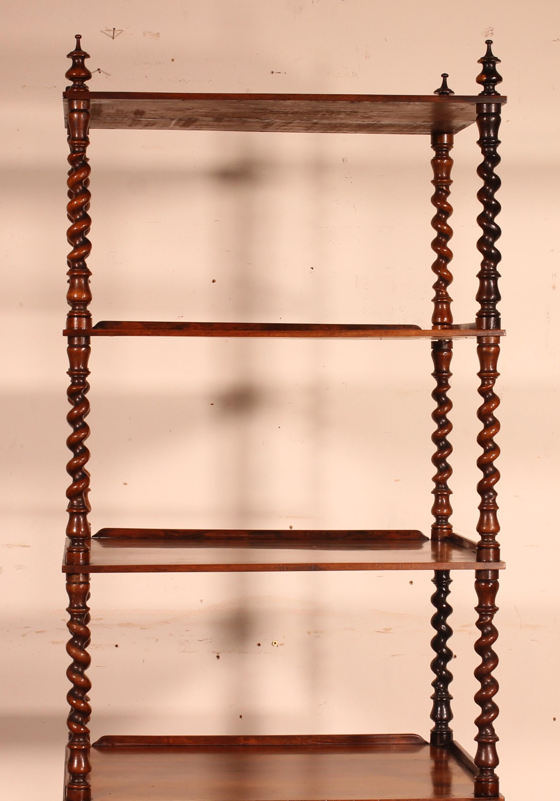 Victorian Rosewood Whatnot or Shelf from 19th Century, England